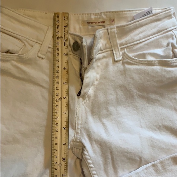 White Levi’s jeans 535 super skinny - Picture 10 of 10